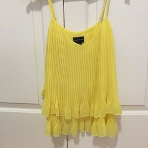 Yellow Flowy Blouse